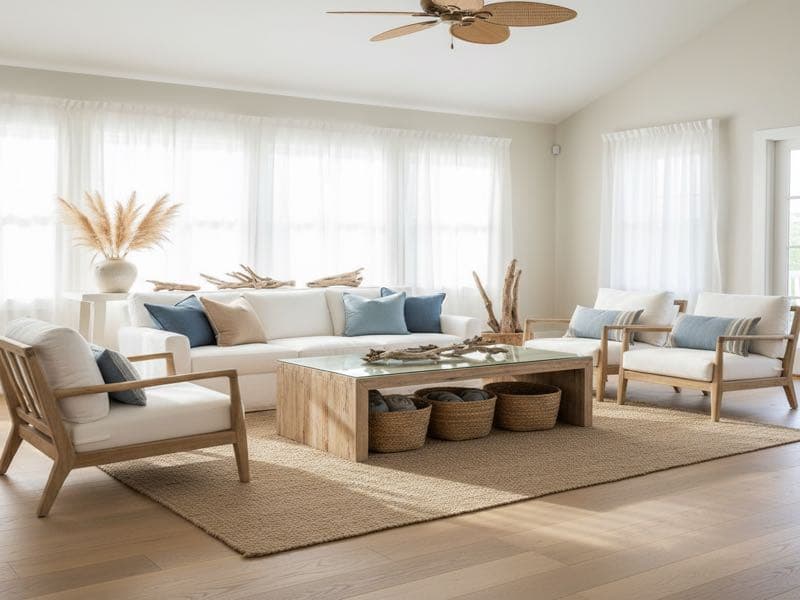 Virtuelles Home Staging im Coastal-Stil — Beispielbild
