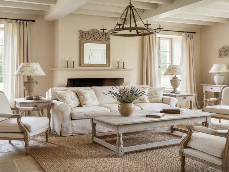 Virtuelles Home Staging im French Country-Stil — Beispielbild