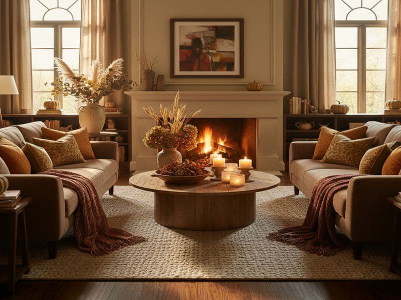 Virtuelles Home Staging im Herbst-Stil — Beispielbild