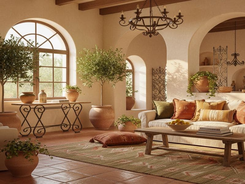 Virtuelles Home Staging im Mediterran-Stil — Beispielbild