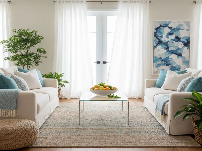 Virtuelles Home Staging im Sommer-Stil — Beispielbild